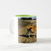 Tasse 2 Couleurs veau de Jersey (Devant gauche)