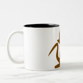 Tasse 2 Couleurs Vecteur de bande dessinée (Gauche)