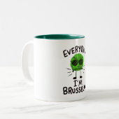 Tasse 2 Couleurs Vegan Brussels Sprouts (Devant gauche)
