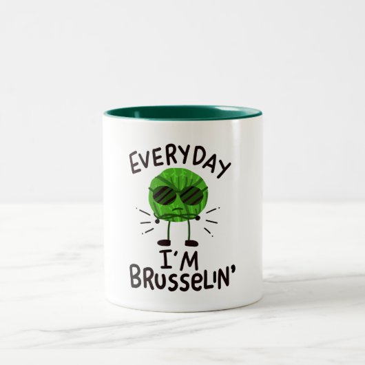 Tasse 2 Couleurs Vegan Brussels Sprouts (Centre)
