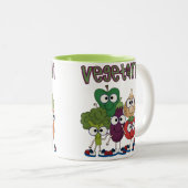 Tasse 2 Couleurs Végétarien (Devant droit)