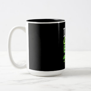 Tasse 2 Couleurs Végétarien I Love Haricots verts