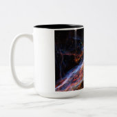 Tasse 2 Couleurs Veil Nebula Supernova Reste Télescope Hubble (Gauche)