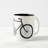 Tasse 2 Couleurs Vélo (Devant droit)
