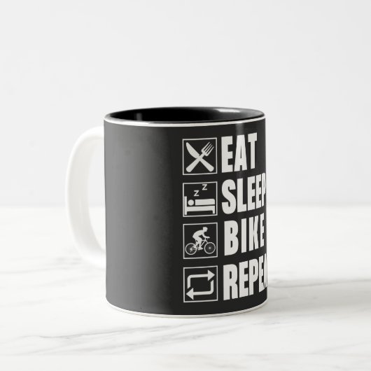 TASSE 2 COULEURS VÉLO (Devant gauche)