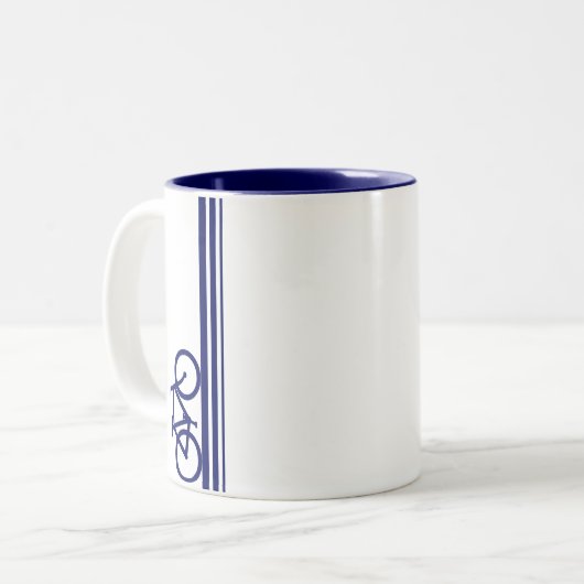 Tasse 2 Couleurs Vélo (Devant gauche)