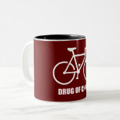 Tasse 2 Couleurs Vélo, Drogue De Choix (Devant gauche)