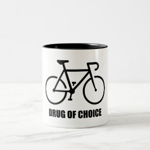 Tasse 2 Couleurs Vélo, Drogue De Choix