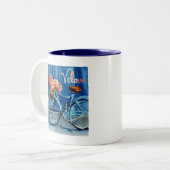 Tasse 2 Couleurs Velo Love Cycling (Devant gauche)