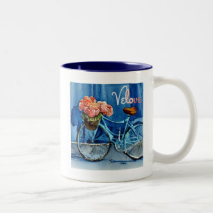 Tasse 2 Couleurs Velo Love Cycling