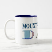 Tasse 2 Couleurs VéloMontagnePapa (Gauche)