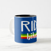 Tasse 2 Couleurs Vélos (Devant gauche)