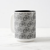 Tasse 2 Couleurs Vélos (Devant gauche)