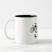 Tasse 2 Couleurs Vélos et bière ! (Gauche)