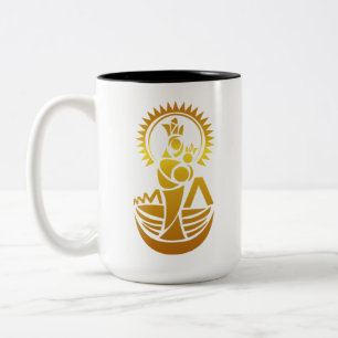 Tasse 2 Couleurs Venezuela Maracaibo Virgen Chinita Chiquinquira