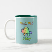 Tasse 2 Couleurs Veni Vidi de poisson (Gauche)