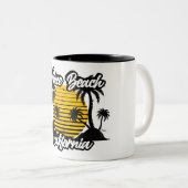 Tasse 2 Couleurs Venice Beach Californie (Devant droit)