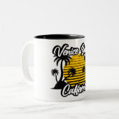 Tasse 2 Couleurs Venice Beach Californie (Devant gauche)