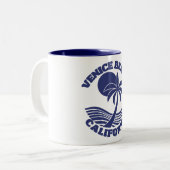 Tasse 2 Couleurs Venice Beach Californie (Devant gauche)