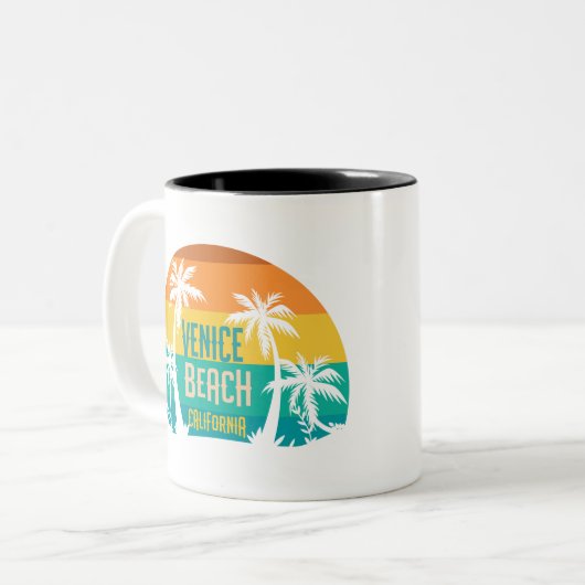 Tasse 2 Couleurs Venice Beach Retro (Devant gauche)