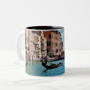 Tasse 2 Couleurs Venise Gondolas Italie Europe