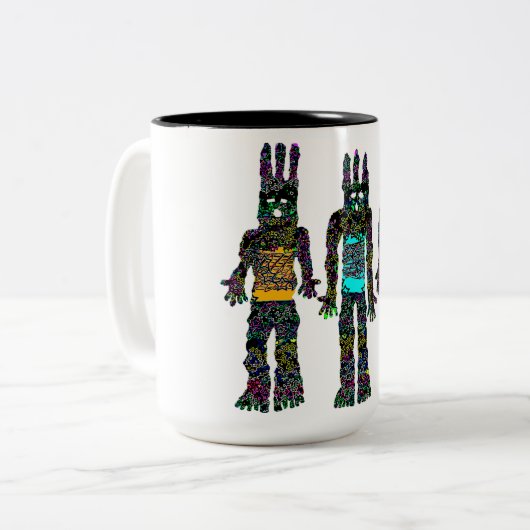 Tasse 2 Couleurs Vent terrestre et feu (Devant gauche)