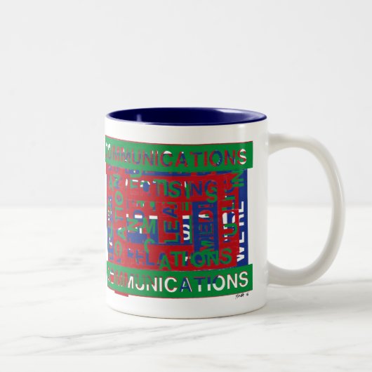 Tasse 2 Couleurs Ventilation des communications (Droit)