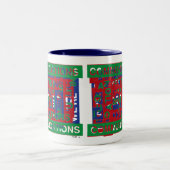 Tasse 2 Couleurs Ventilation des communications (Centre)