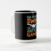 Tasse 2 Couleurs Véritable Athlètes nager (Devant gauche)