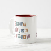 Tasse 2 Couleurs Véritable criminalité et refroidissement | Murder  (Devant gauche)