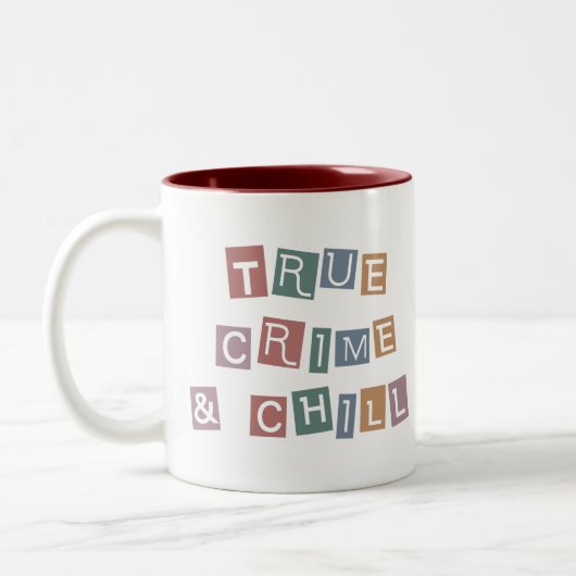 Tasse 2 Couleurs Véritable criminalité et refroidissement | Murder  (Gauche)