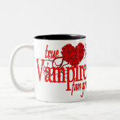Tasse 2 Couleurs Véritable fille de fan de vampire (Gauche)