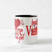 Tasse 2 Couleurs Véritable fille de fan de vampire (Centre)
