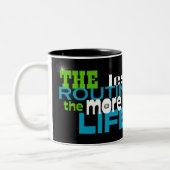 Tasse 2 Couleurs Vérité sur le noir (Gauche)