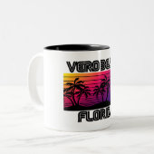 Tasse 2 Couleurs Vero Beach Floride (Devant gauche)