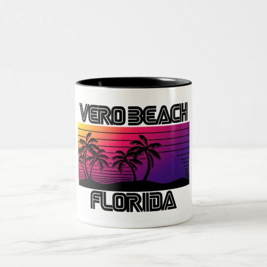 Tasse 2 Couleurs Vero Beach Floride (Centre)