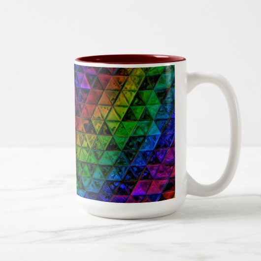 Tasse 2 Couleurs Verre de fierté (Droit)