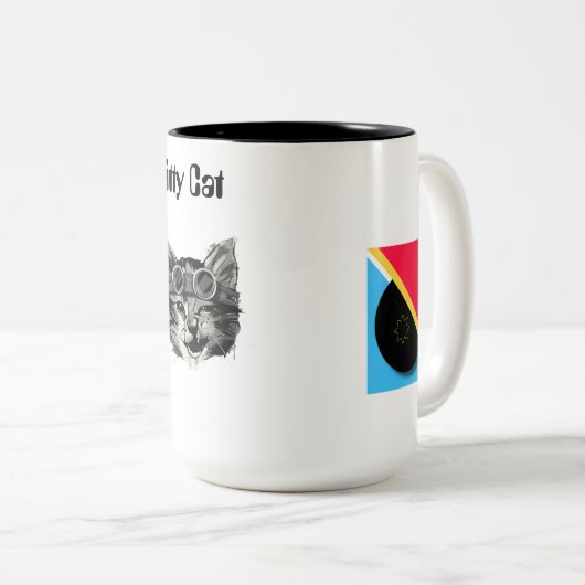 Tasse 2 Couleurs Verre d'eau (Devant droit)