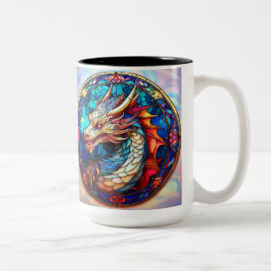 Tasse 2 Couleurs Verre Dragon Main Droite Buveur