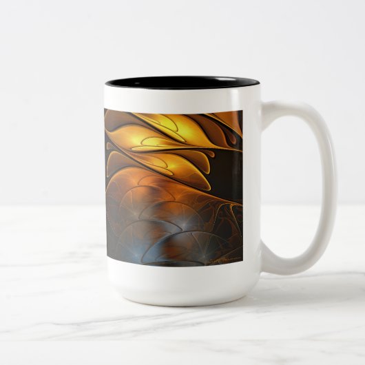 Tasse 2 Couleurs Verre et or (Droit)