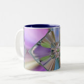 Tasse 2 Couleurs verre reflété (Devant gauche)
