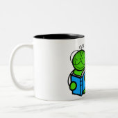 Tasse 2 Couleurs Vers de livre (Gauche)