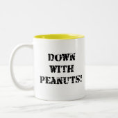 Tasse 2 Couleurs Vers le bas avec des arachides (Gauche)