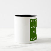 Tasse 2 Couleurs Vers le bas quark (gaucher) (Centre)