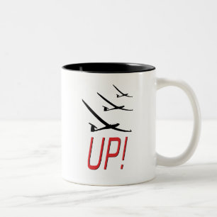 Tasse 2 Couleurs VERS LE HAUT DE !  Planeur de planeur