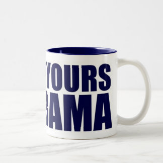 Tasse 2 Couleurs Vers le haut du vôtre Obama