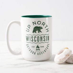 Tasse 2 Couleurs Vers le nord du Wisconsin