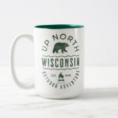 Tasse 2 Couleurs Vers le nord du Wisconsin (Gauche)