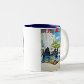 TASSE 2 COULEURS VERSAILLES (Devant droit)