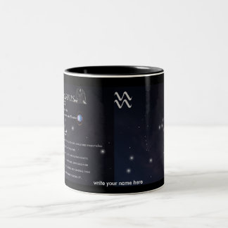 Tasse 2 Couleurs Verseau la collection de zodiaque